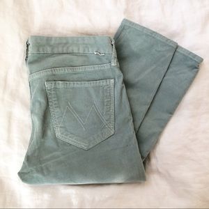 Mother “The Looker” Skinny Crop Corduroy